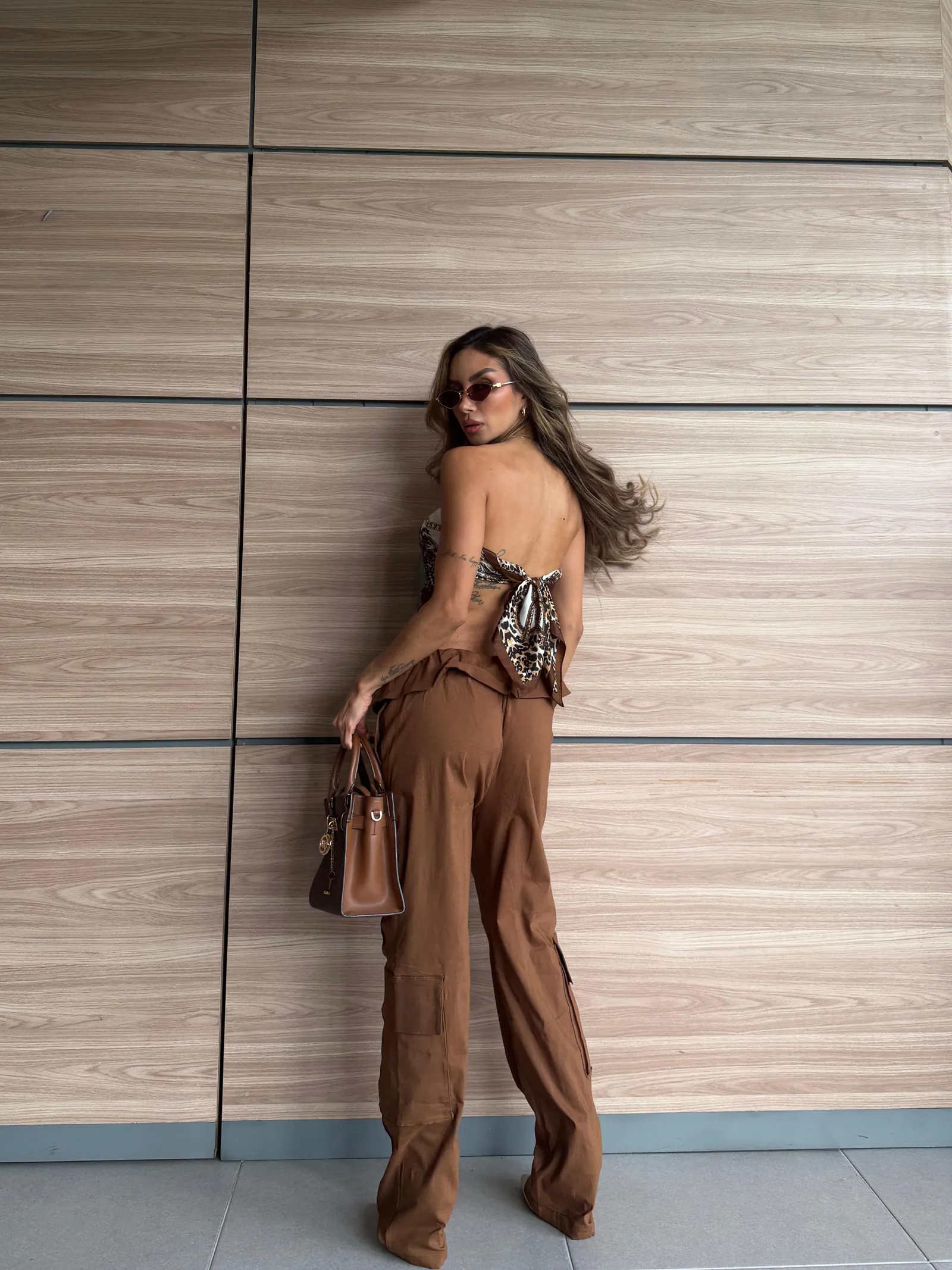 Pantalón boleros en toscana tipo dril con elongación — vista 5
